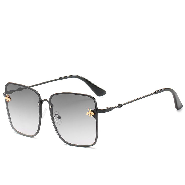 Luxus Übergroße Geometrische Rahmen Sonnenbrille Karnz