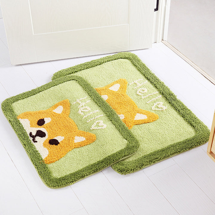 Spaßige tierische Badematte für das Badezimmer