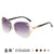 Damen elegante Sonnenbrille mit extravagantem Metallrahmen und verspiegelten Gläsern Karnz