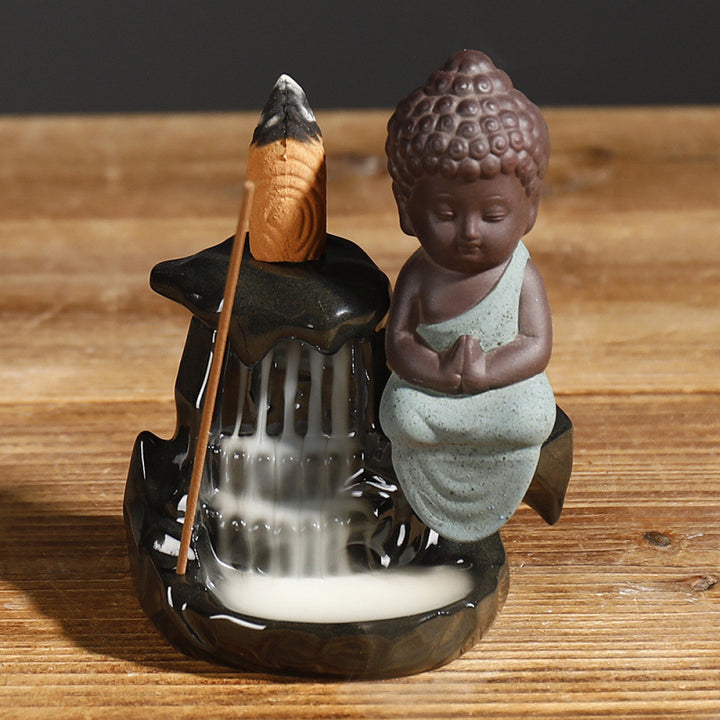 Buddha-Themen Wasserfall Räucherstäbchen Halter