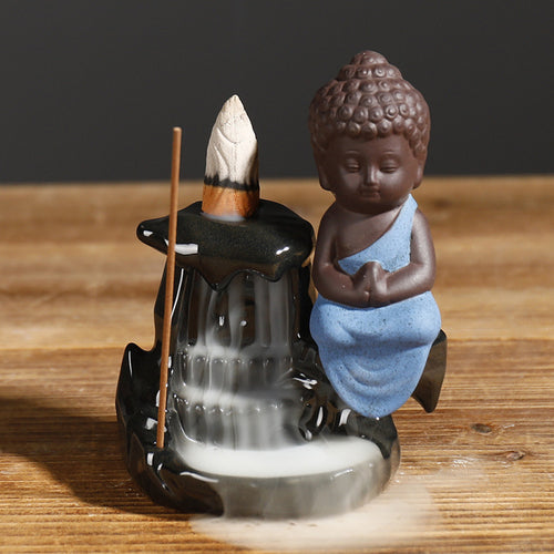 Buddha-Themen Wasserfall Räucherstäbchen Halter