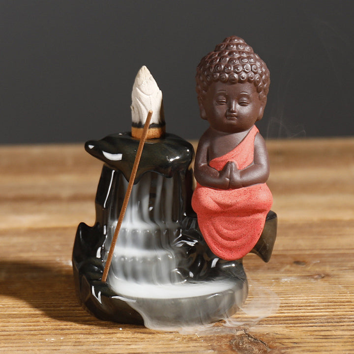 Buddha-Themen Wasserfall Räucherstäbchen Halter
