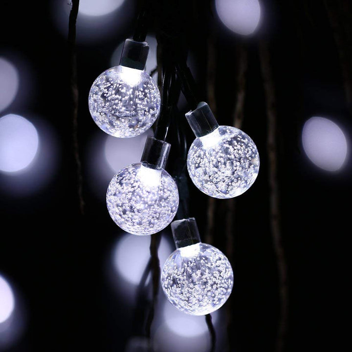 Solarbetriebene Kristallkugel Lichterkette | Karnz