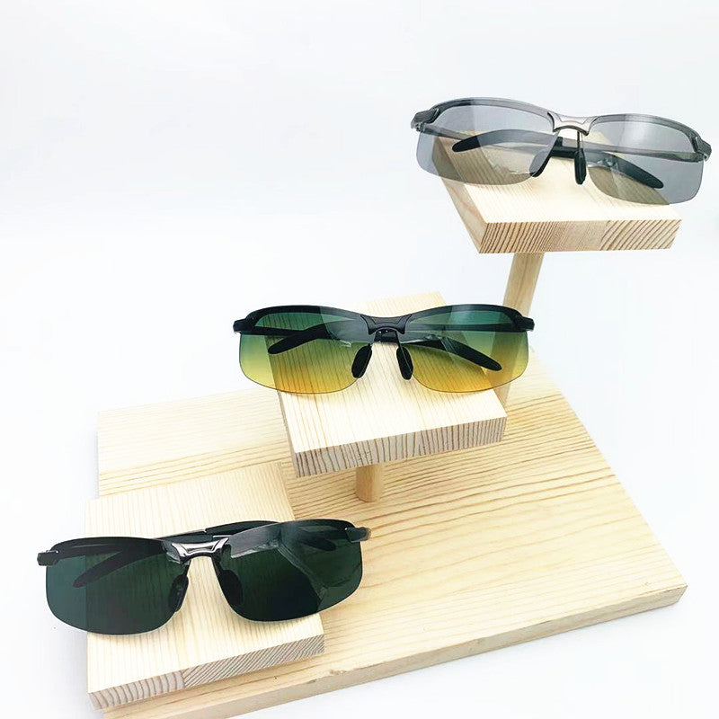 Herren Sportliche Sonnenbrille mit polarisierten Gläsern und flexiblem Rahmen Karnz