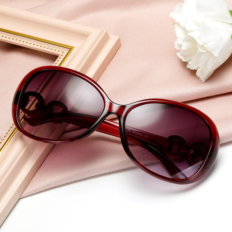 Damen luxuriöse Oversized-Sonnenbrille mit elegantem Design Karnz