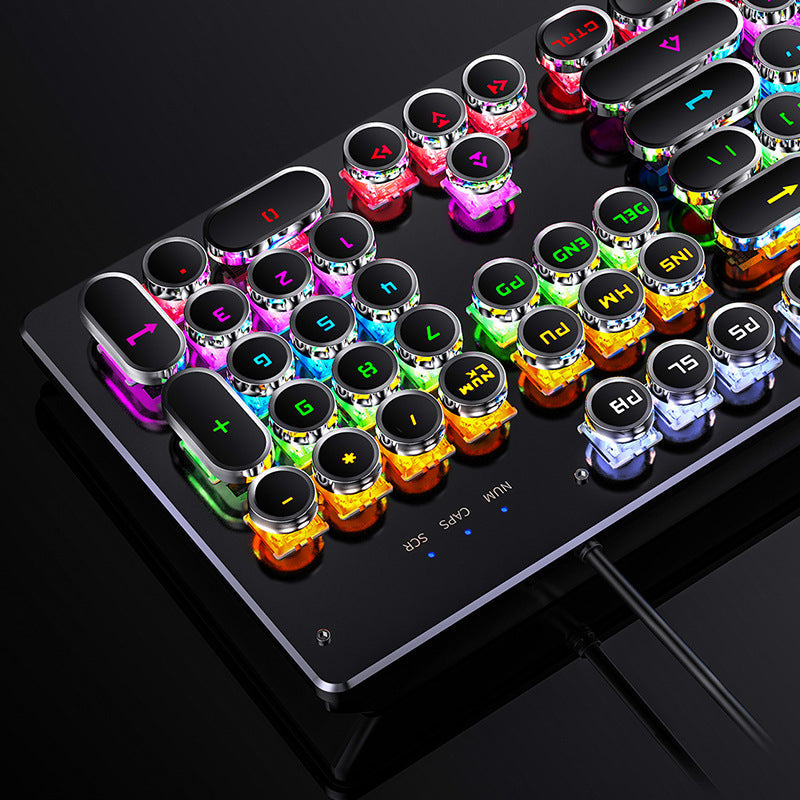 Retro Mechanische Gaming Tastatur Karnz