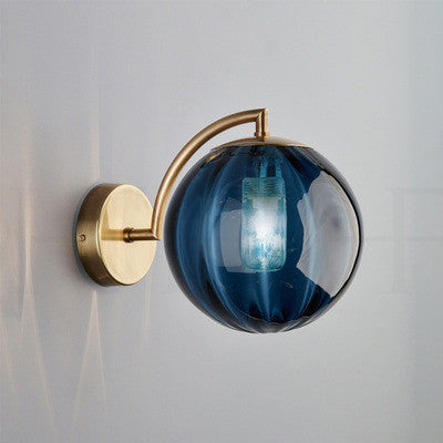 Künstlerische Globus-Wandlampe