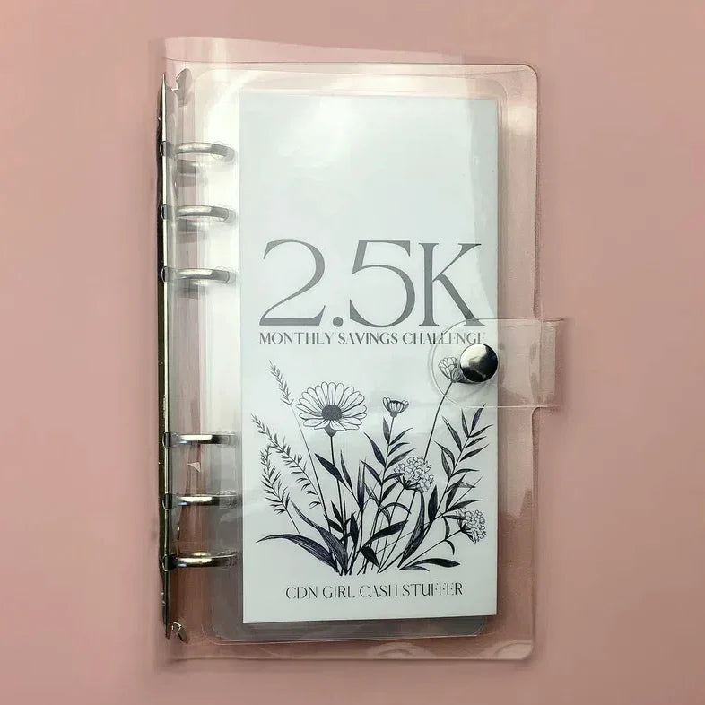 12-Monat Umschläge Geldspar-Challenge Binder | Karnz