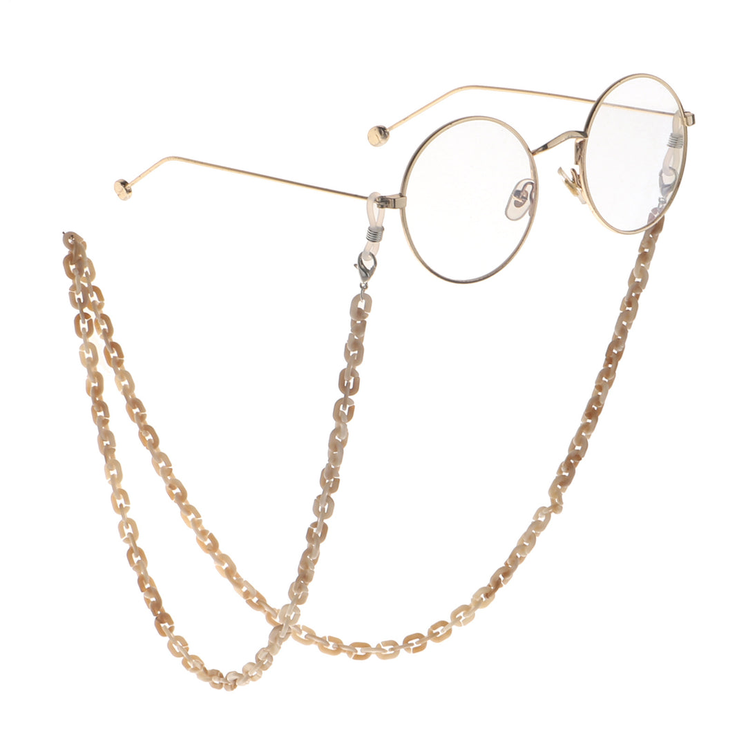 Chunky Harz Brillen Kette Karnz