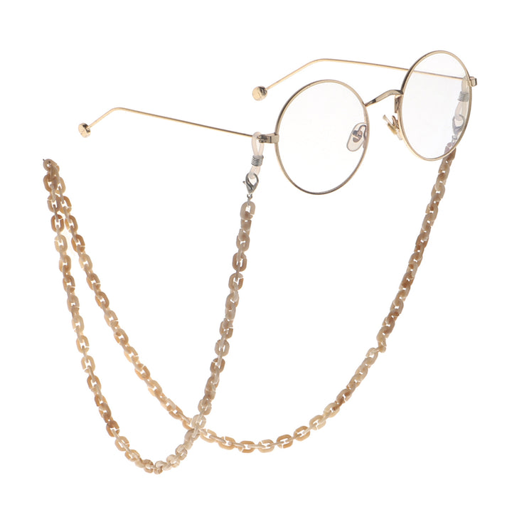Chunky Harz Brillen Kette Karnz