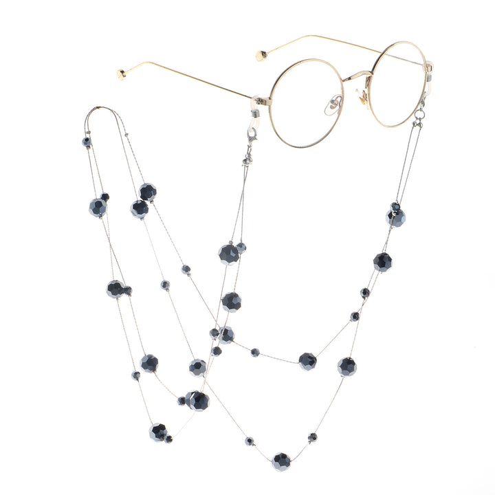Elegante Perlen Brillen Kette Karnz