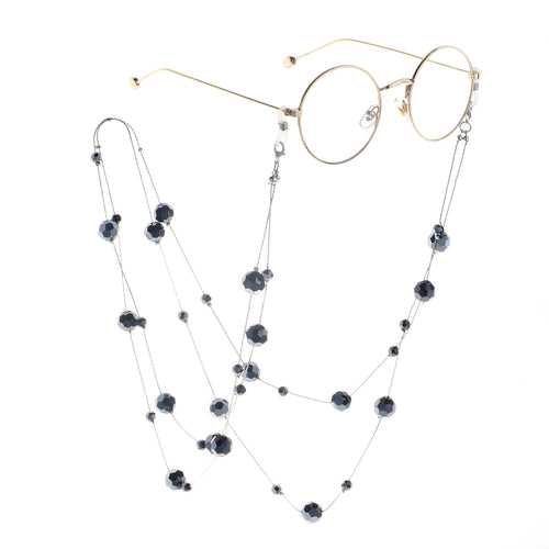 Elegante Perlen Brillen Kette Karnz