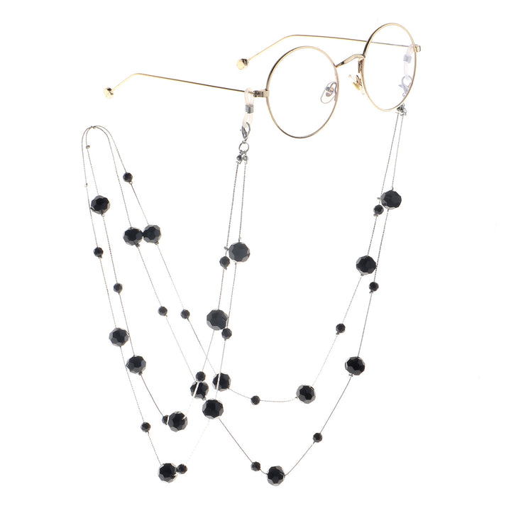 Elegante Perlen Brillen Kette Karnz