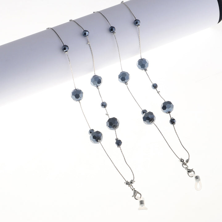 Elegante Perlen Brillen Kette Karnz