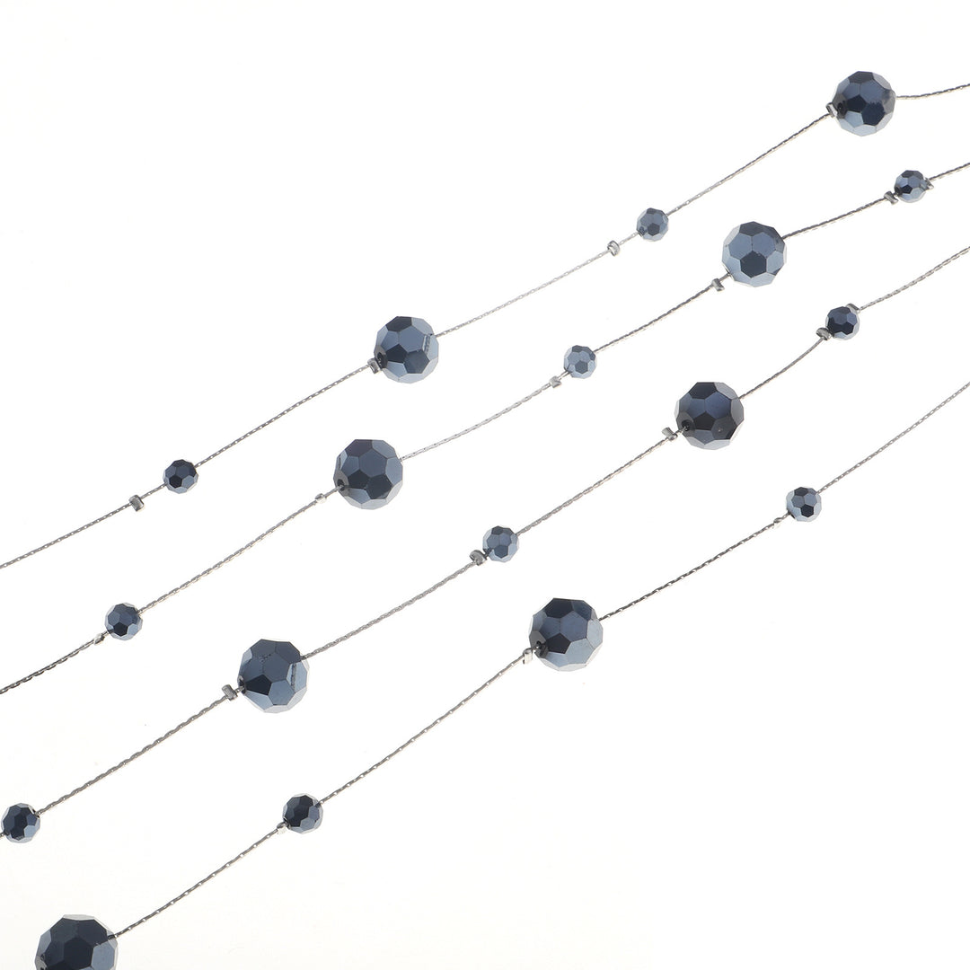 Elegante Perlen Brillen Kette Karnz