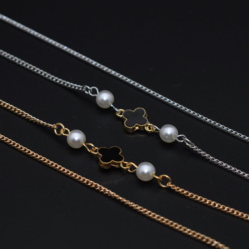 Elegante geschichtete Brillen Kette Karnz