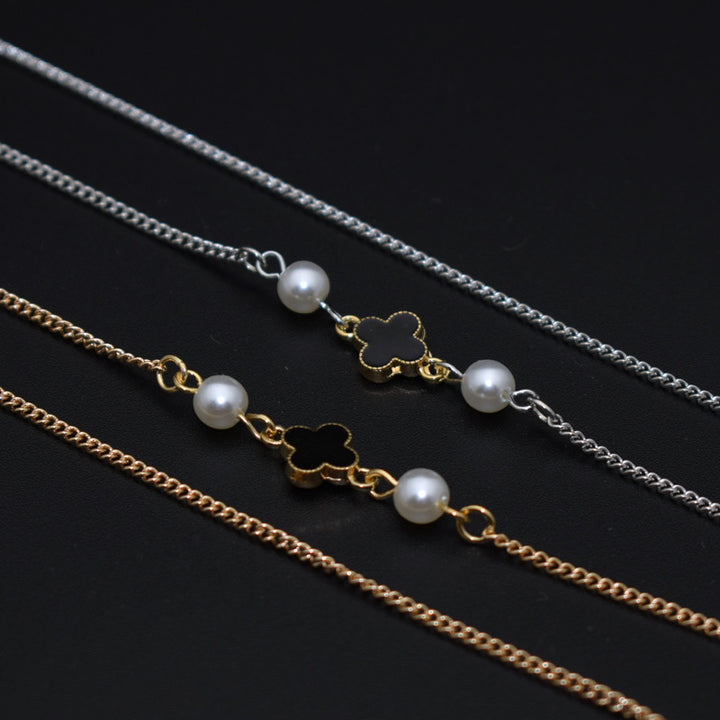 Elegante geschichtete Brillen Kette Karnz