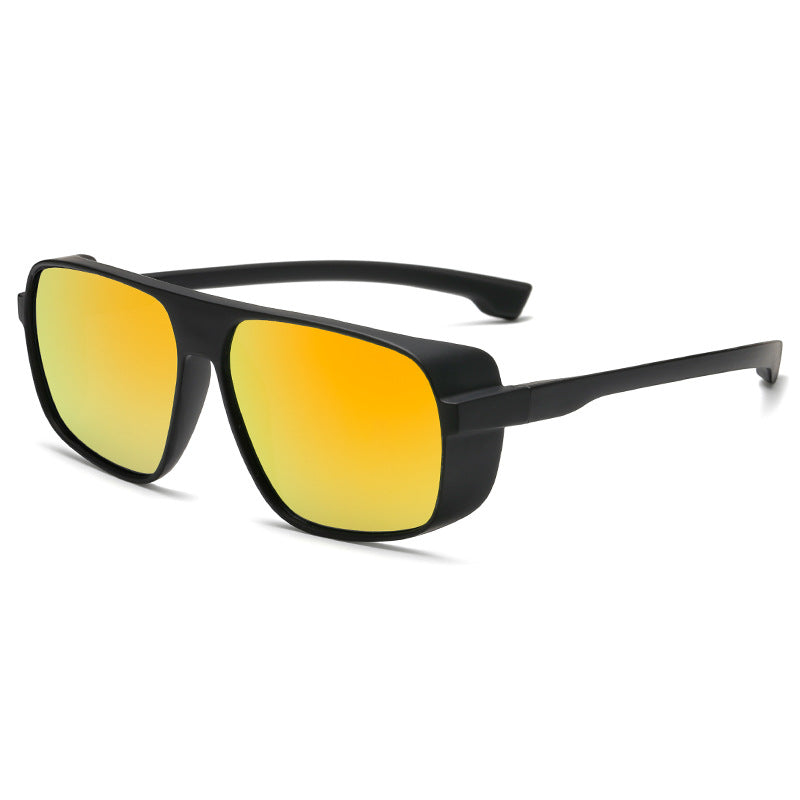 Damen Sportliche Sonnenbrille mit robustem Rahmen und polarisierten Gläsern Karnz
