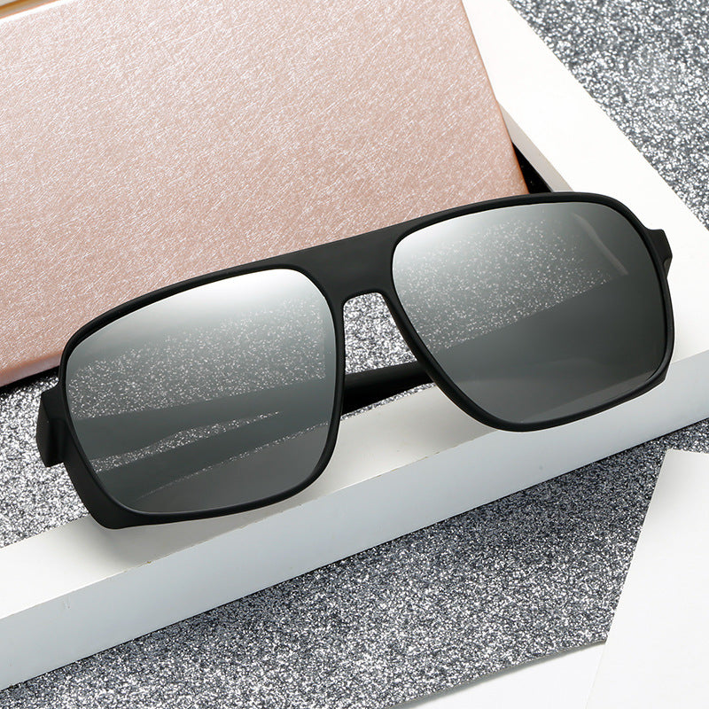 Damen Sportliche Sonnenbrille mit robustem Rahmen und polarisierten Gläsern Karnz