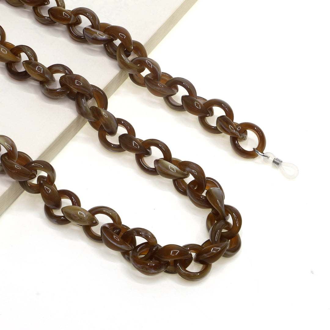 Stylische Chunky Brillen Kette Karnz