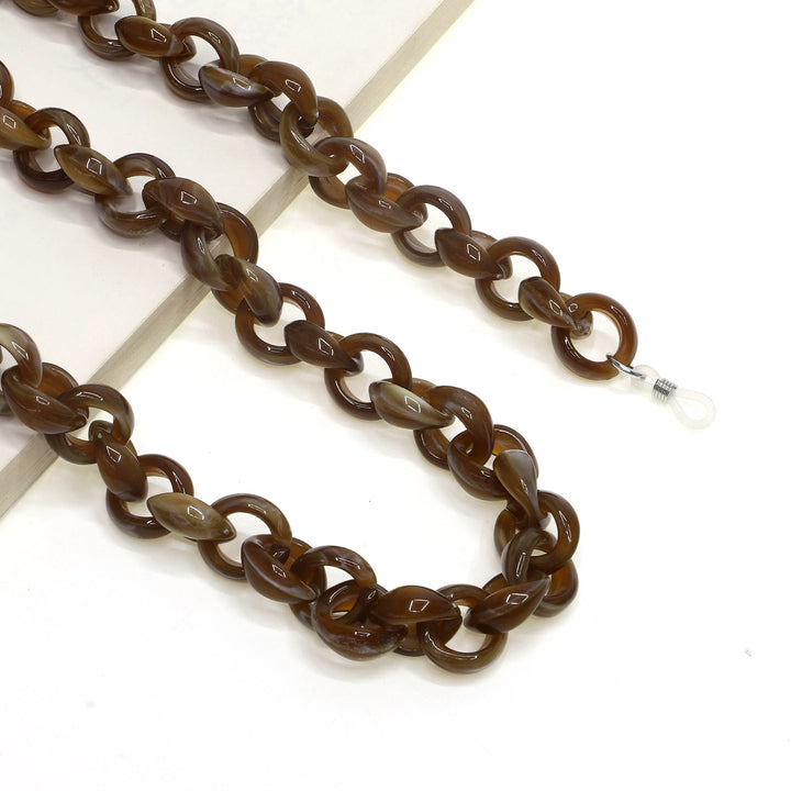 Stylische Chunky Brillen Kette Karnz