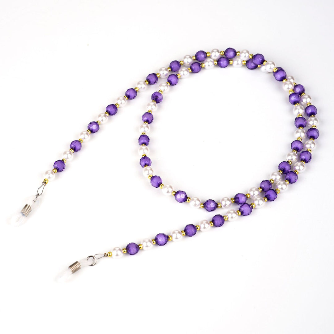 Elegante Perlen Brille Kette Karnz 1786690626