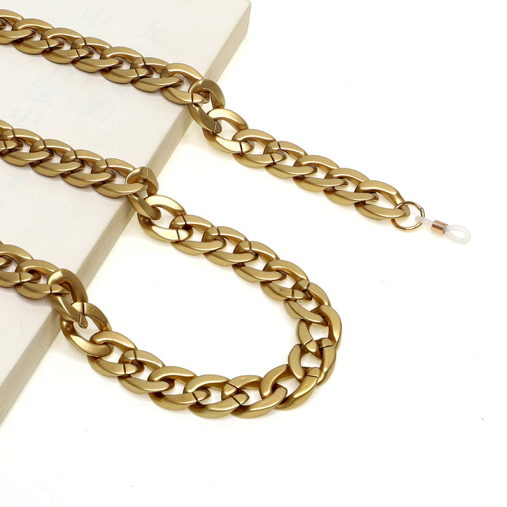 Stylische Übergroße Brillenkette Karnz