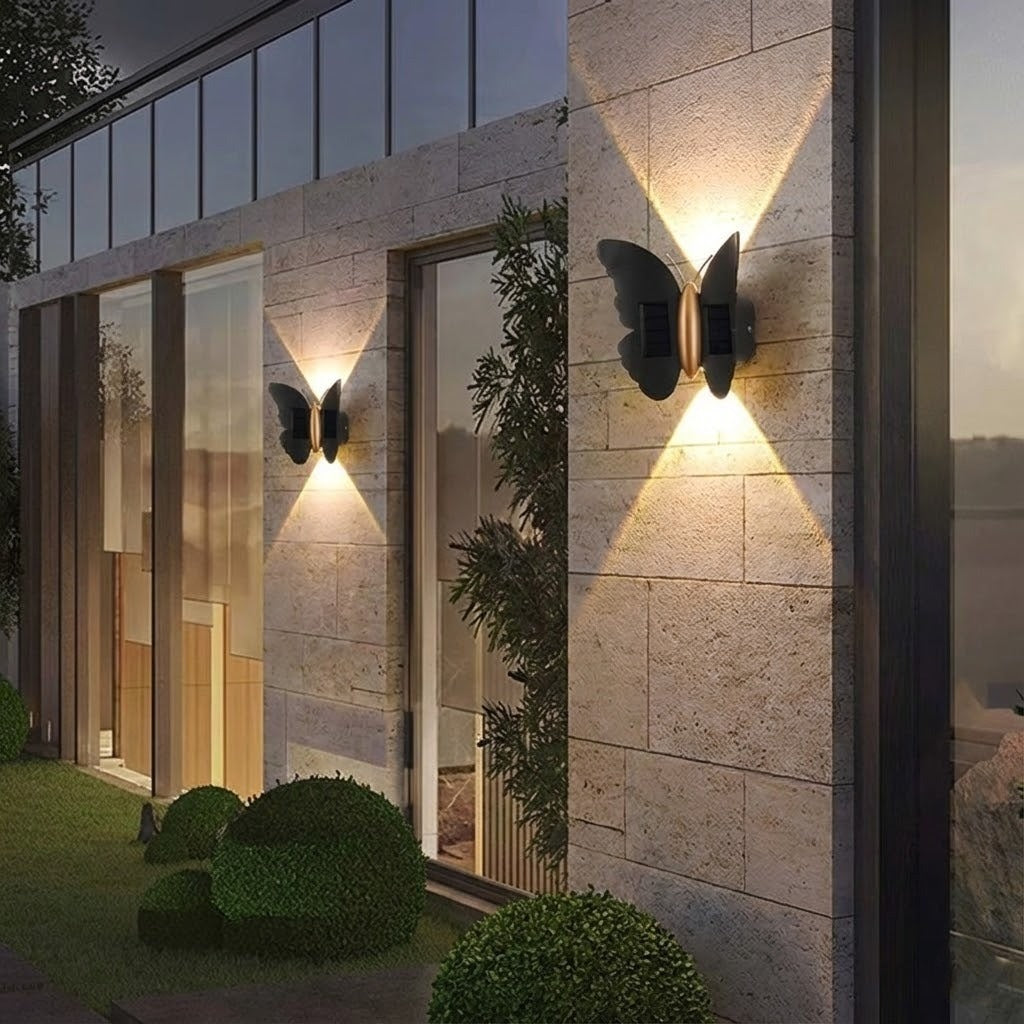 Butterfly Life Solarbetriebene Außenlampe | Karnz
