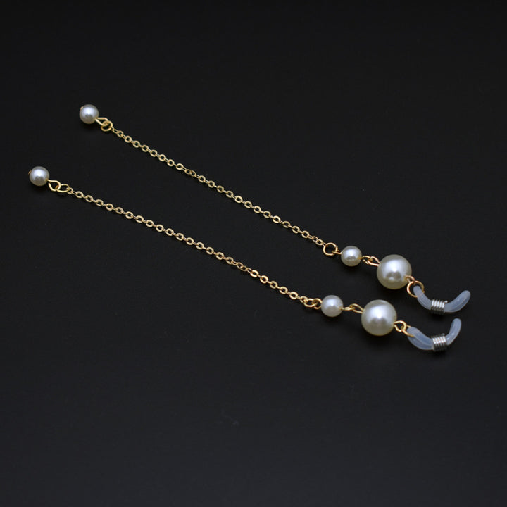 Elegante Lange Perlenkette Brillenhalter Karnz