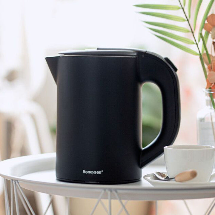 Edelstahl elektrische Wasserkocher mit ergonomischem Griff Karnz