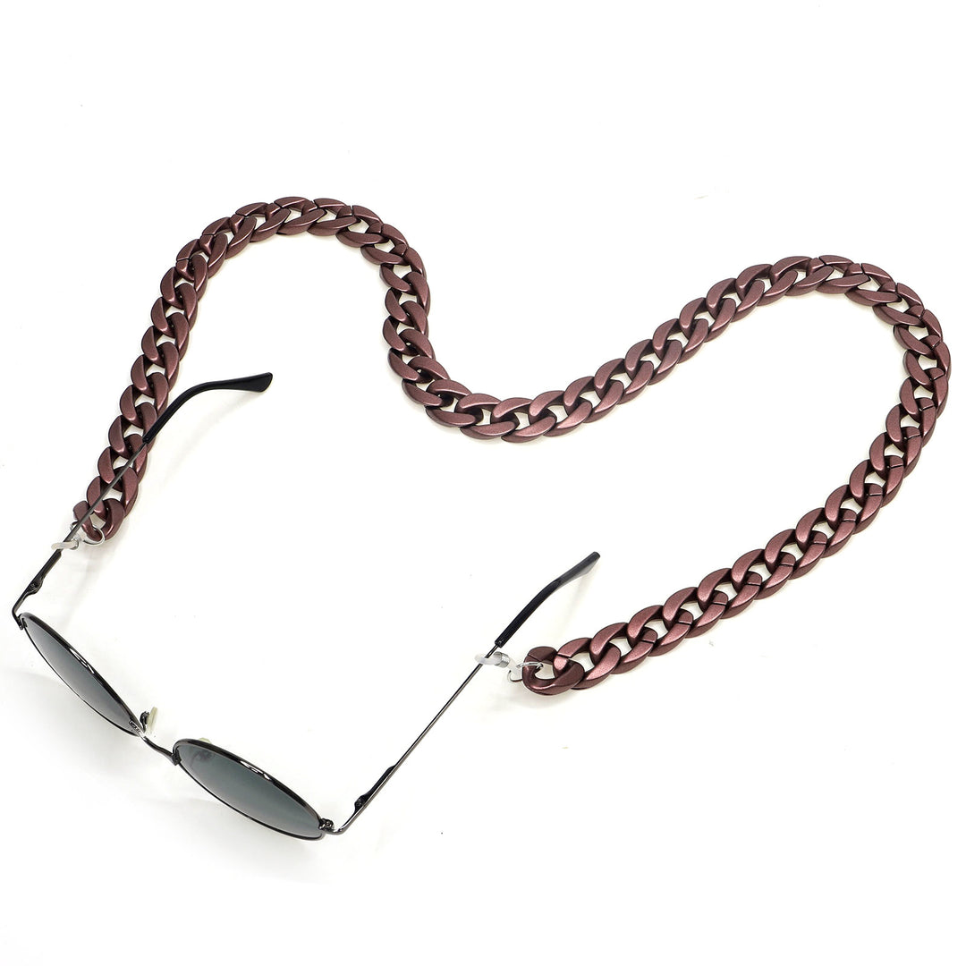 Stylische Übergroße Brillenkette Karnz