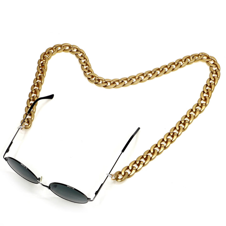Stylische Übergroße Brillenkette Karnz