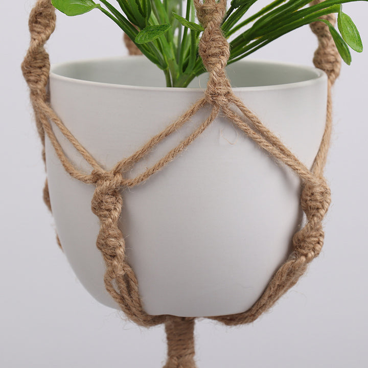 Makramee Pflanzenhalter mit kunstvollem Design Karnz