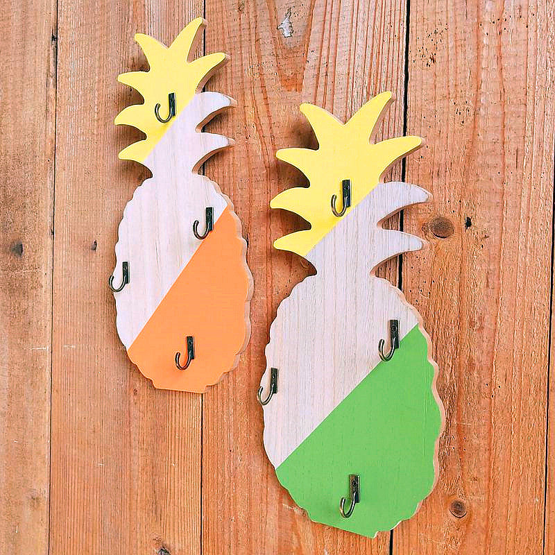 Dekorativer Ananas Wandhaken
