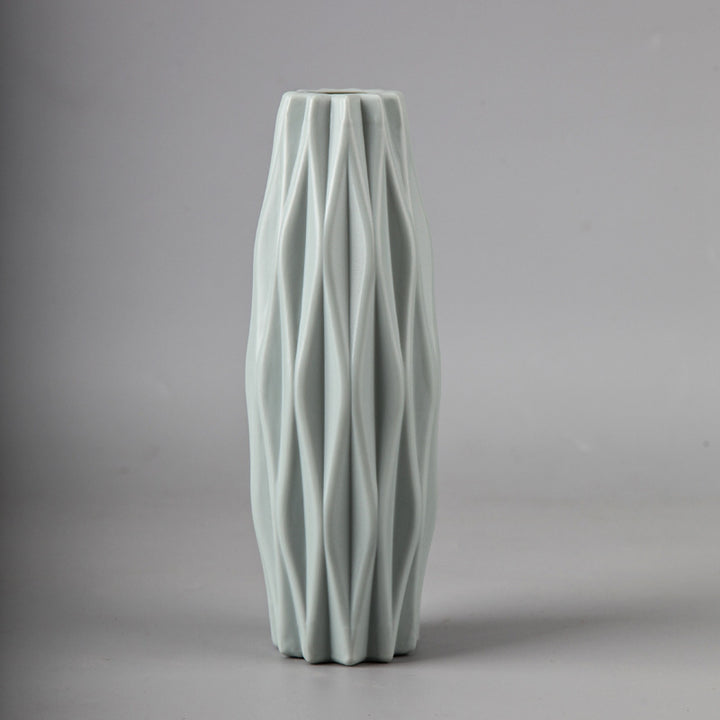 Texturierte moderne dekorative Vase Karnz