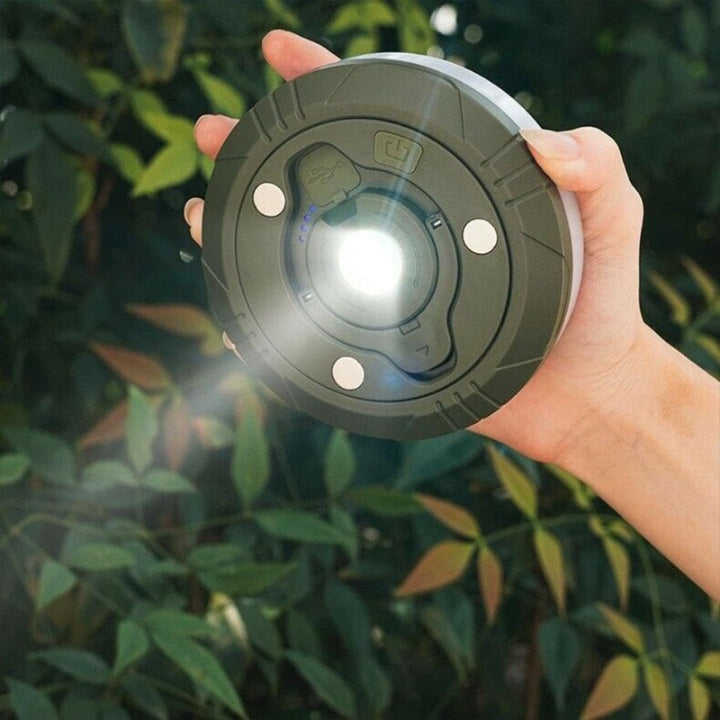 Campinglampe mit 10m RGB-Lichterkette — Deine magische Lichtquelle für unvergessliche Outdoor-Erlebnisse | Karnz