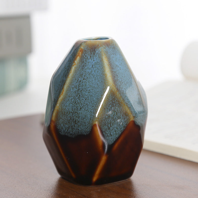 Geometrische Keramische Dekorative Vase Karnz