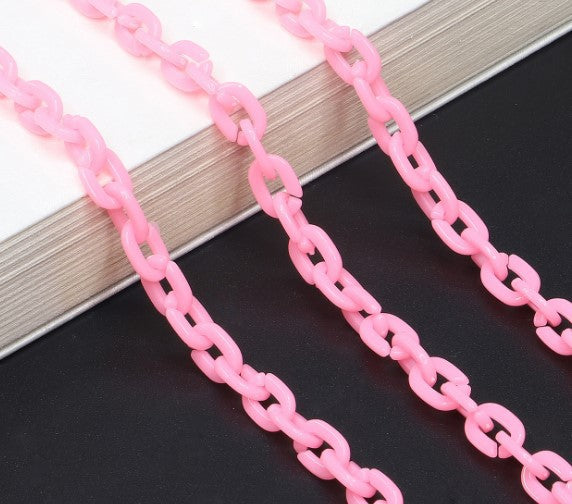 Chunky Harz Brillen Kette Karnz