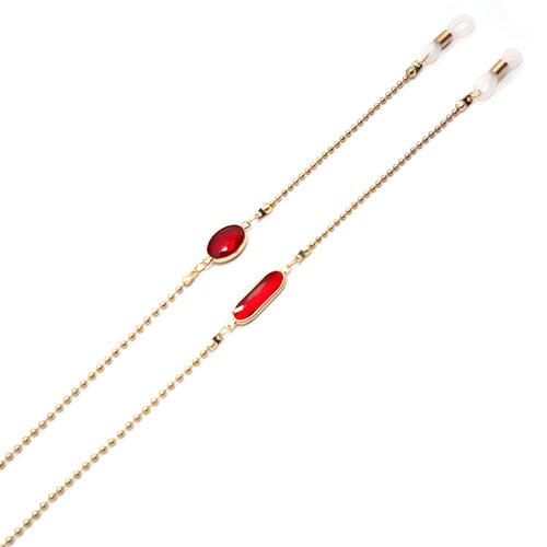 Elegante steinverzierte Brillenband Karnz