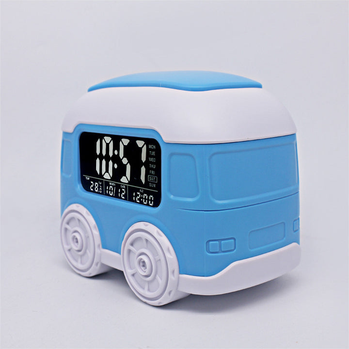 Digitaler Wecker Im Modernen Bus-Design Karnz