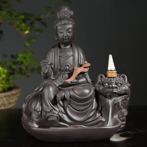 Künstlerische Buddha Statue Räuchergefäß