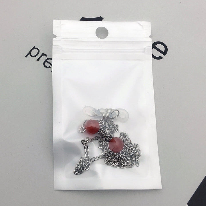 Elegante Perlen Brillen Kette Karnz