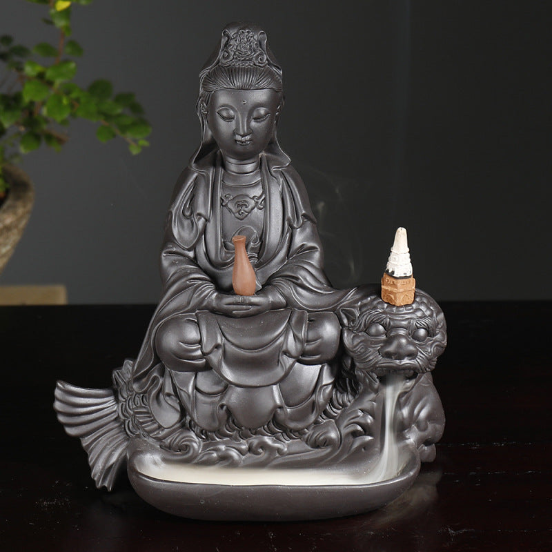 Künstlerische Buddha Statue Räuchergefäß
