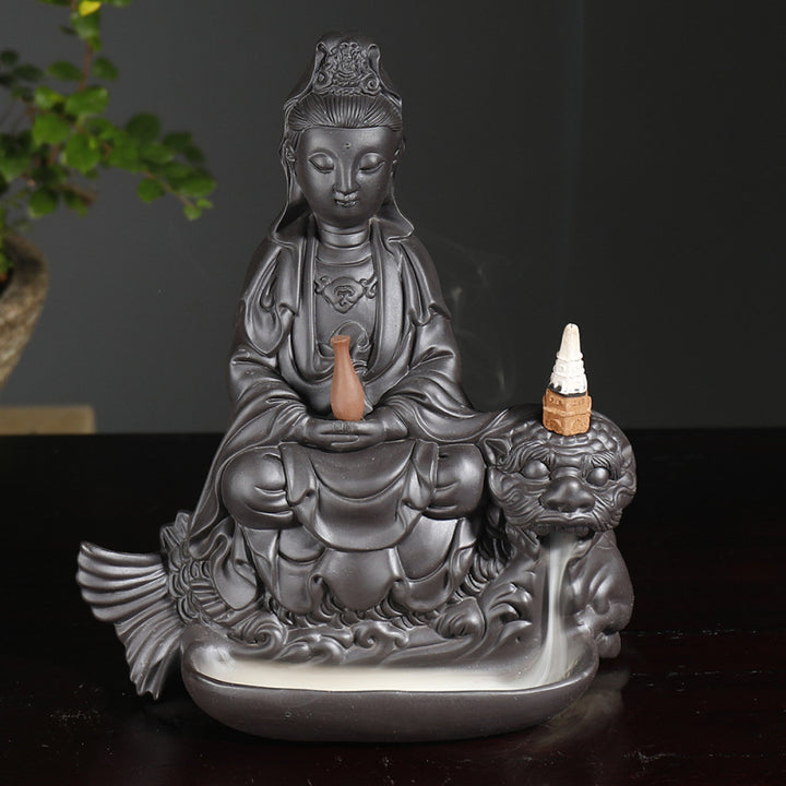 Künstlerische Buddha Statue Räuchergefäß