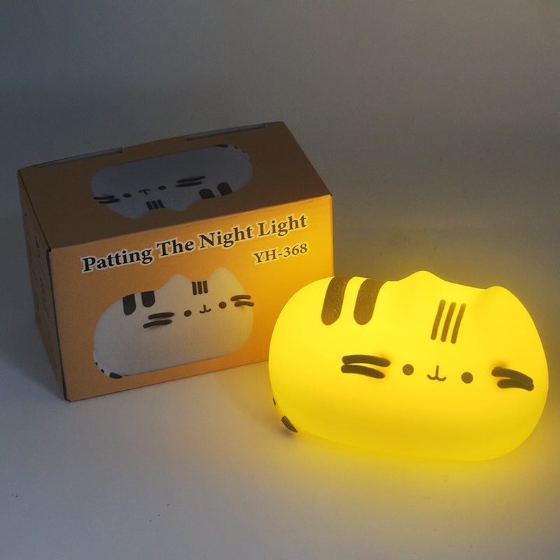 Silikon-Taplicht, Katzen-Design, aufladbar