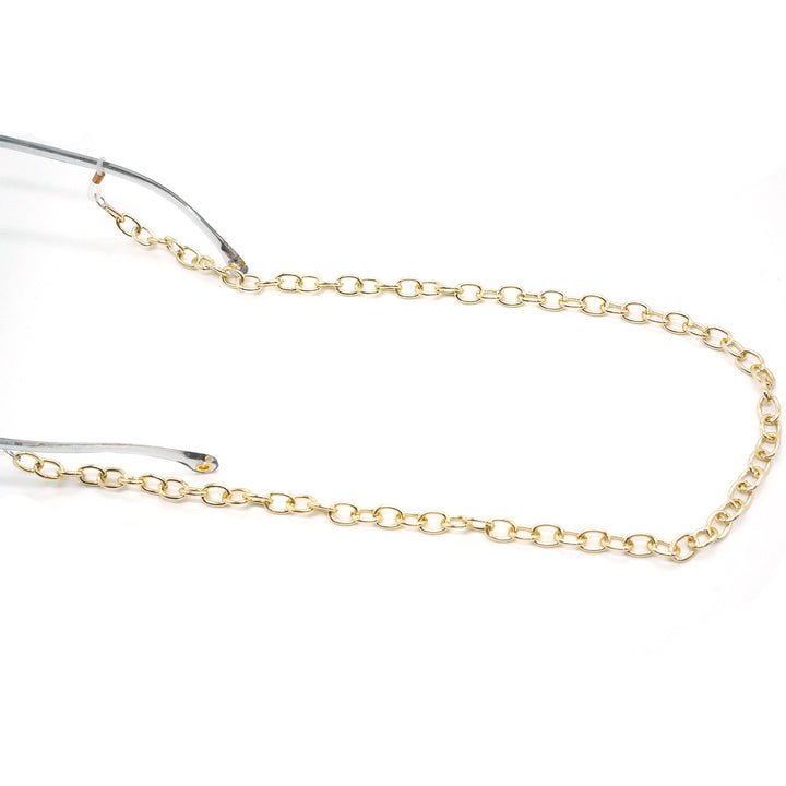 Chunky Metall Brillen Kette Karnz