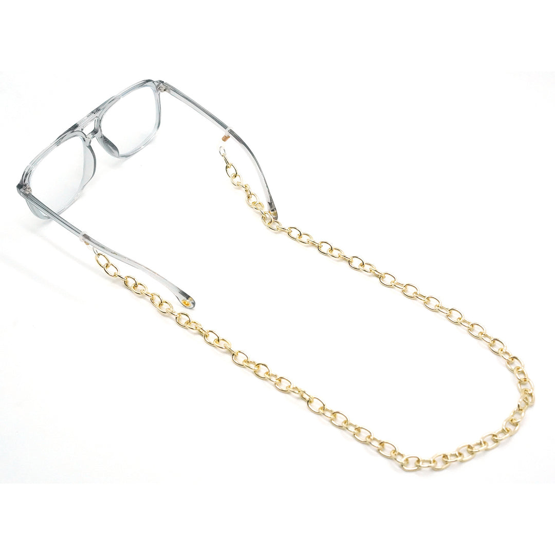 Chunky Metall Brillen Kette Karnz