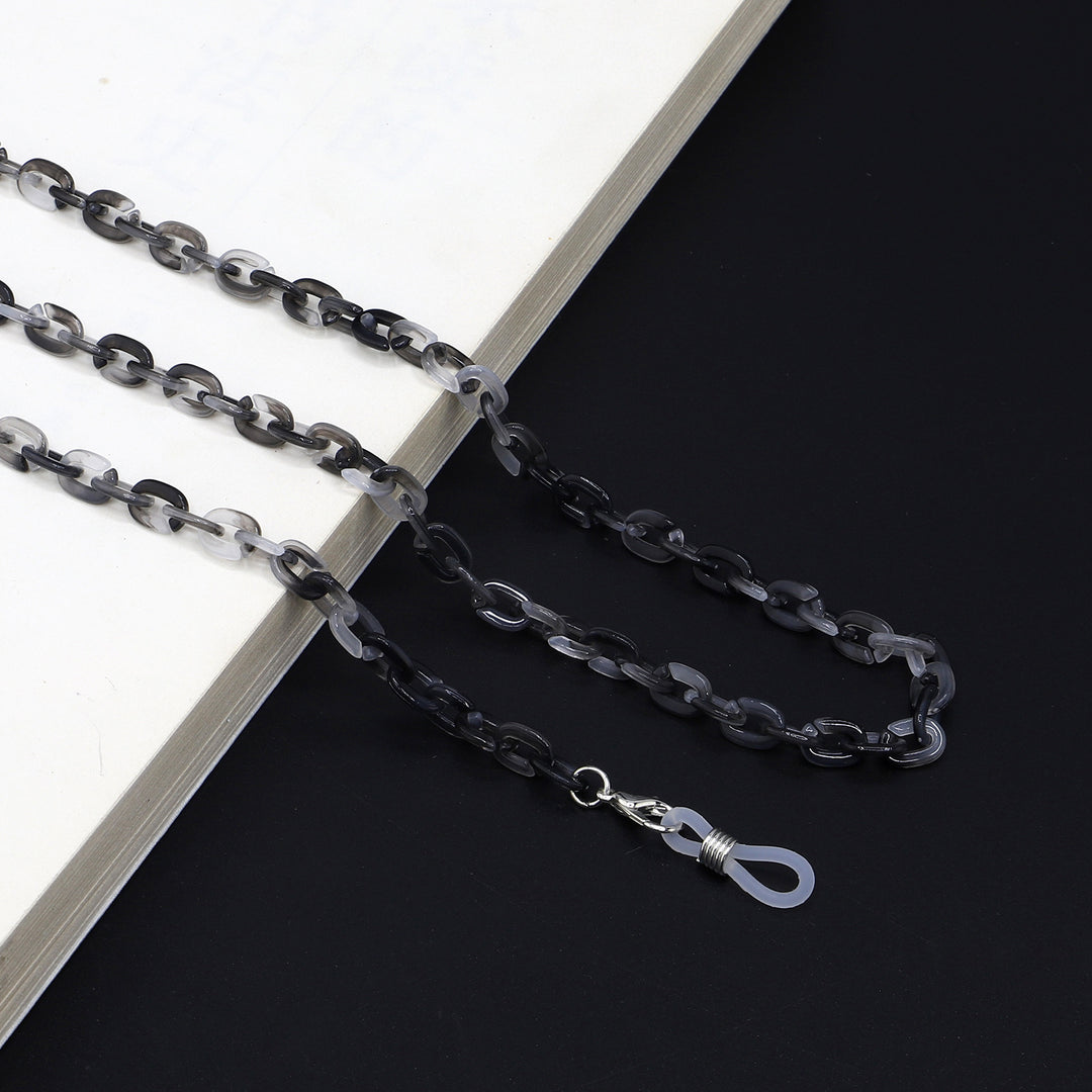 Chunky Harz Brillen Kette Karnz