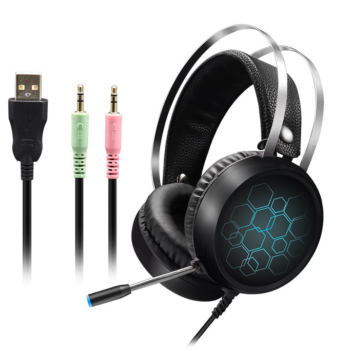Gaming-Headset mit Noise-Cancelling und Verstellbarem Mikrofon Karnz
