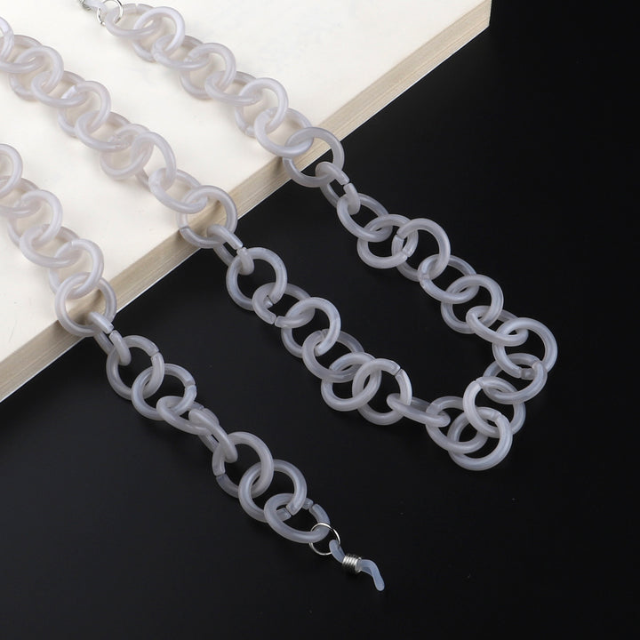 Trendy Acryl Brillen Kette Karnz